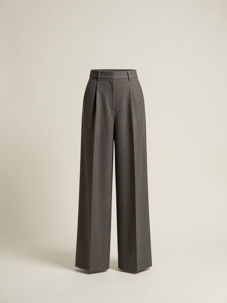 Pleated Wool Trousers, photo 1 of 5
